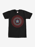 Marvel Captain America 3D Shield T-Shirt | Graphic T-Shirt for Unisex