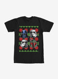 Star Wars Ugly Christmas Sweater Empire Helmets T-shirt | Trendy Graphic Tee | Casual Unisex T-shirt