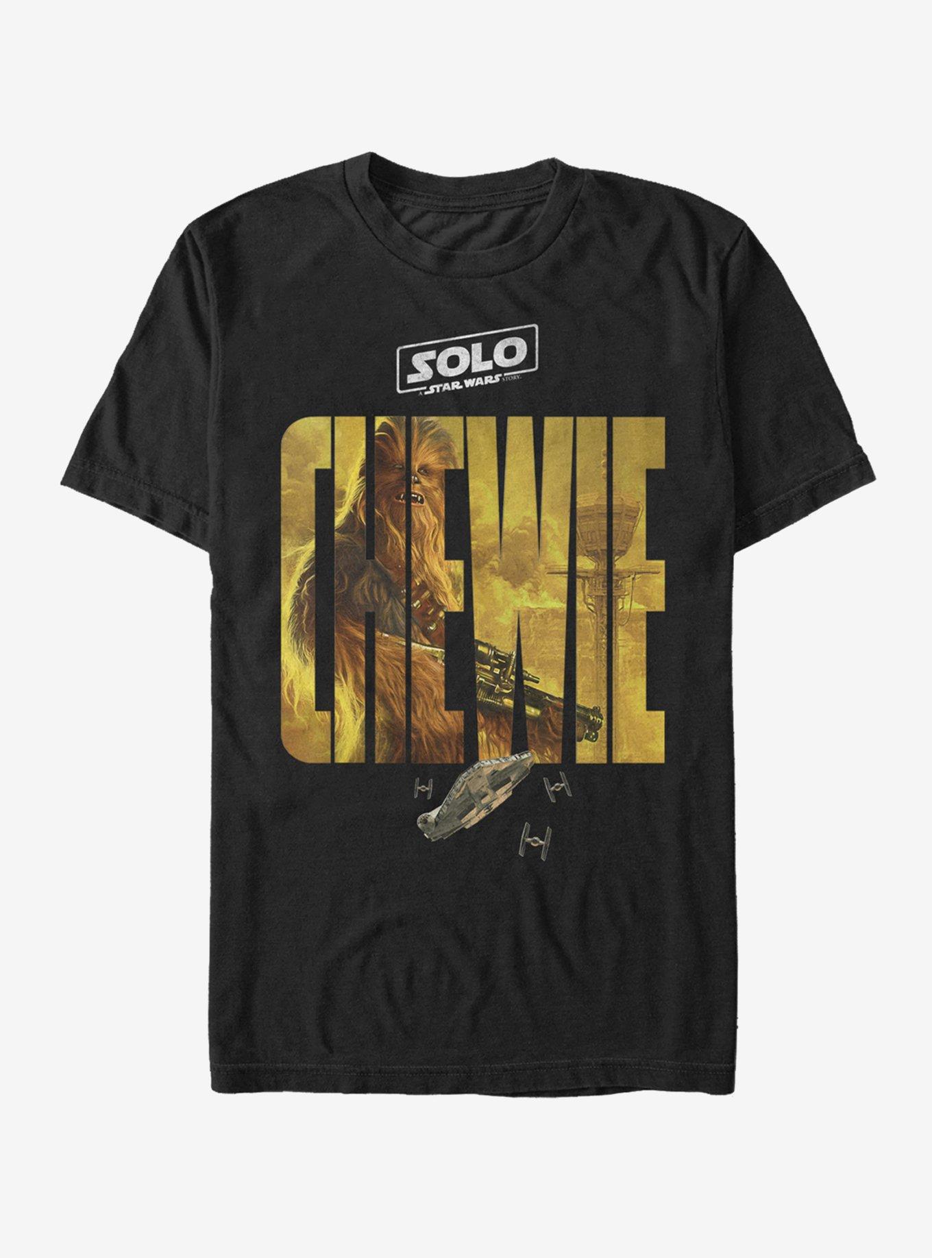 Star Wars Solo A Star Wars Story Chewie Poster T-Shirt | Graphic T-Shirt for Unisex