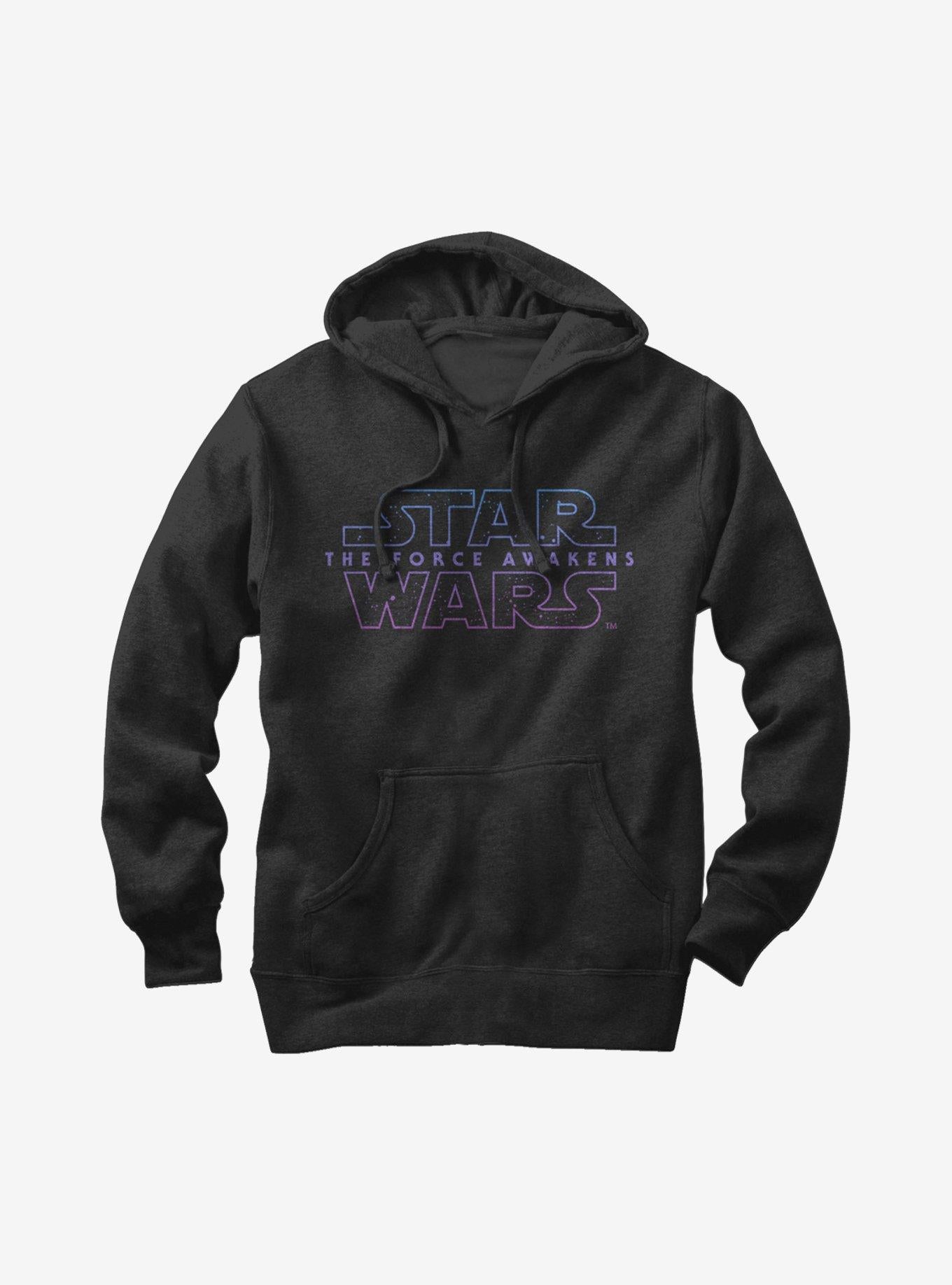 Star Wars Episode VII The Force Awakens Starry Logo Hoodie