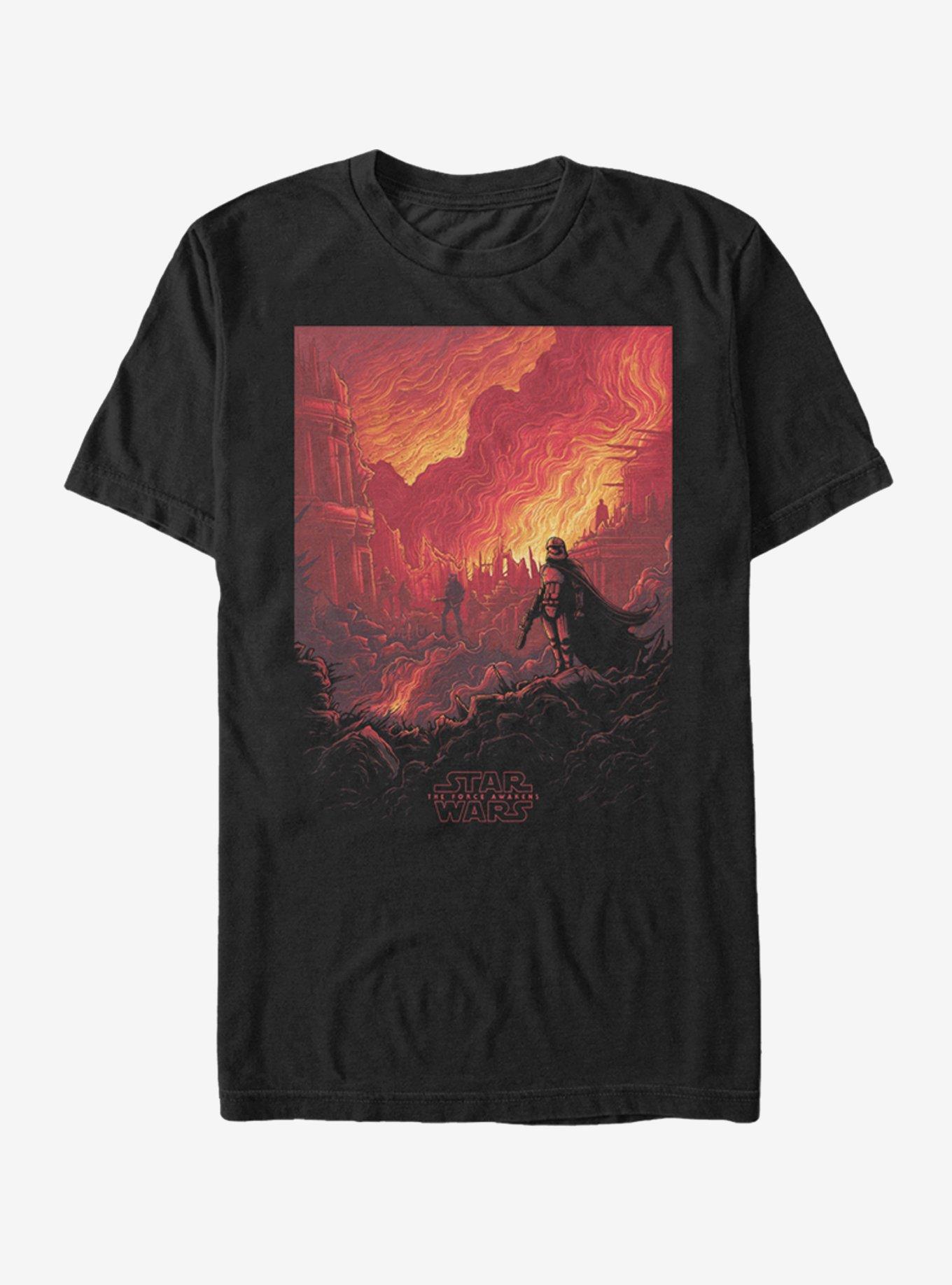 Star Wars Stormtrooper Jakku Battle T-Shirt | Graphic T-Shirt for Unisex