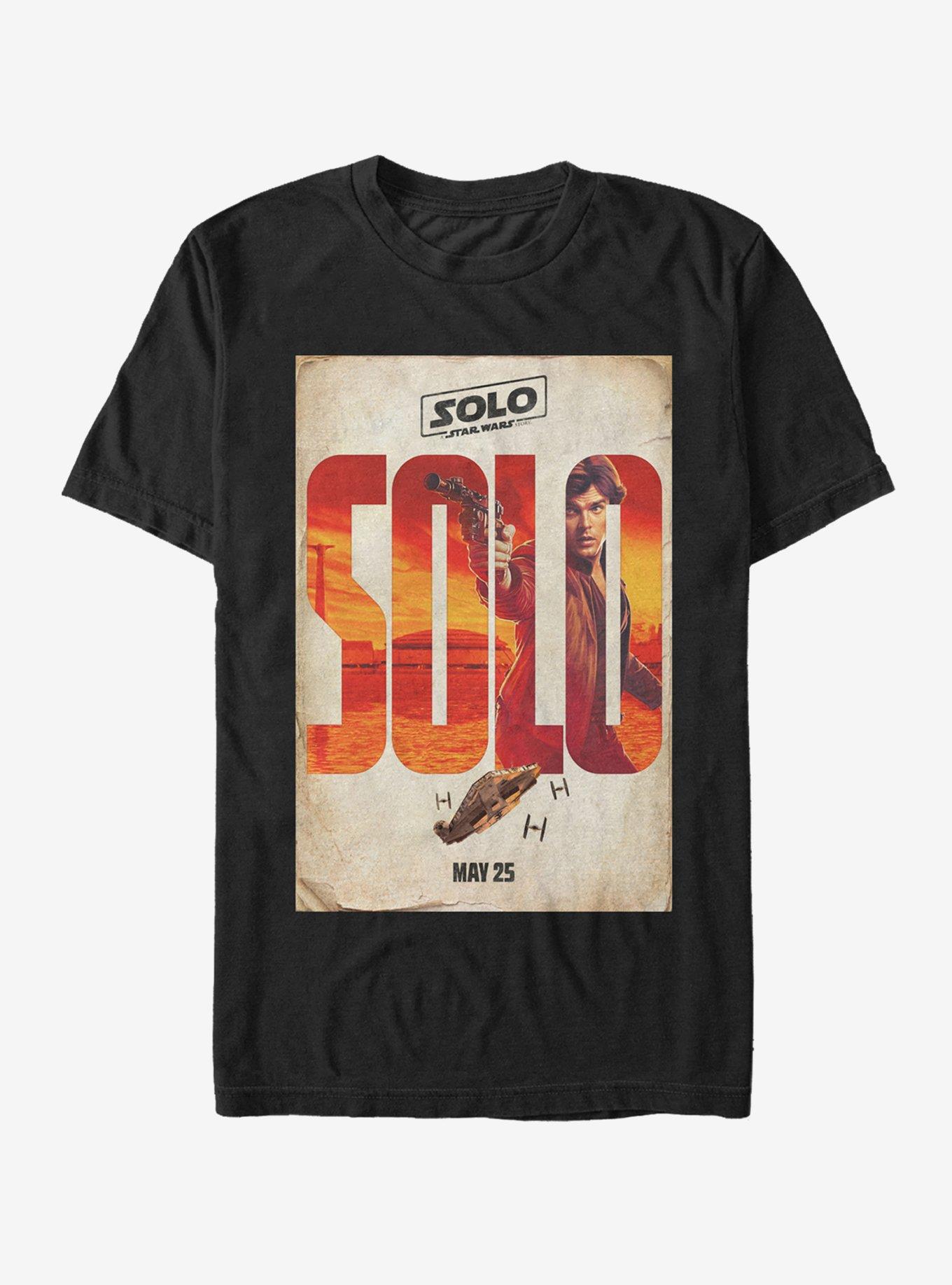 Star Wars Solo A Star Wars Story Name Poster T-Shirt | Graphic T-Shirt for Unisex