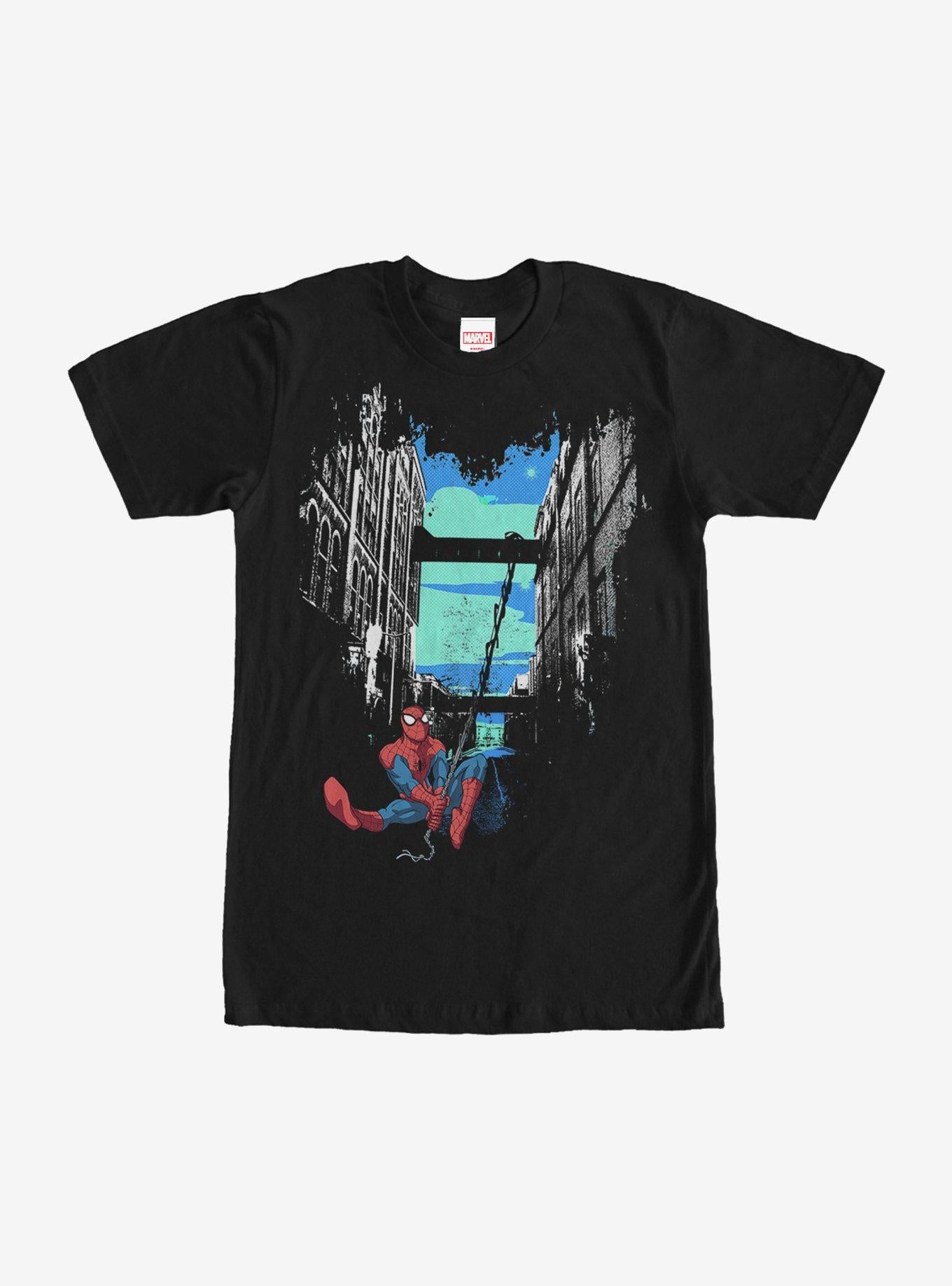 Marvel Spider-Man City T-Shirt | Premium Unisex T-Shirt, Trending Graphic Tee