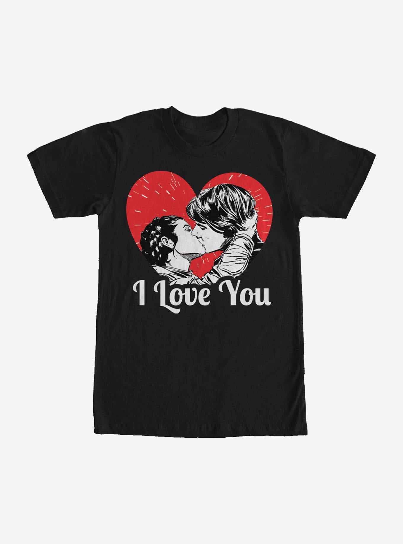 Han And Leia I Love You Heart Shirt T Shirt Clean Design