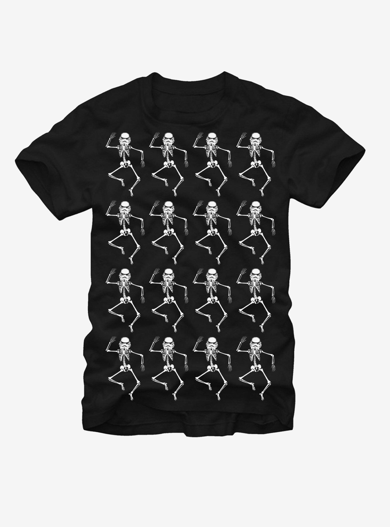 Star Wars Halloween Stormtrooper Bones T-Shirt | Graphic T-Shirt for Unisex