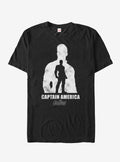 Marvel Avengers Infinity War Captain America Silhouette T-Shirt | Premium Unisex T-Shirt, Trending Graphic Tee