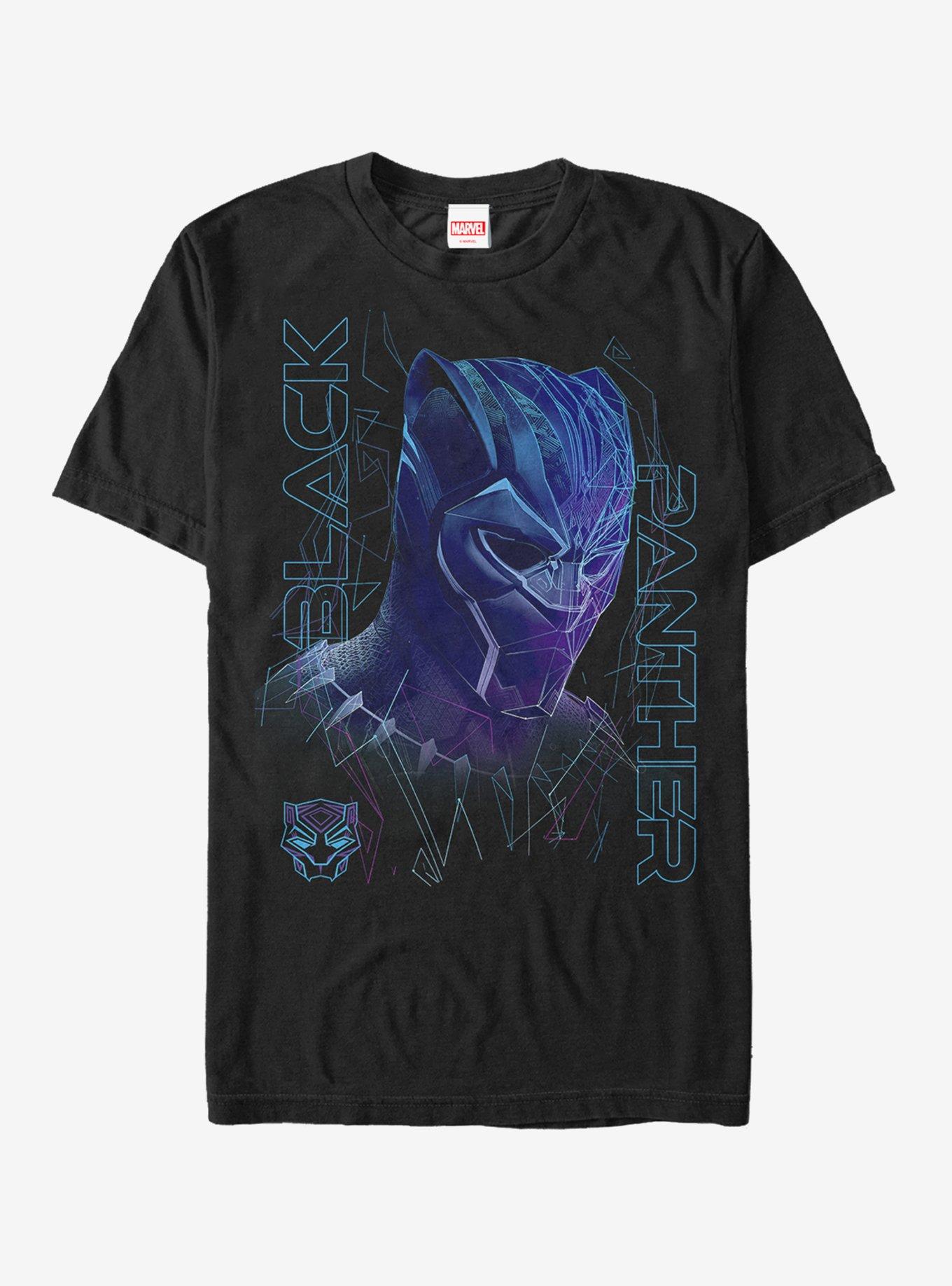 Marvel Black Panther 2018 3D Pattern T-Shirt | Graphic T-Shirt for Unisex