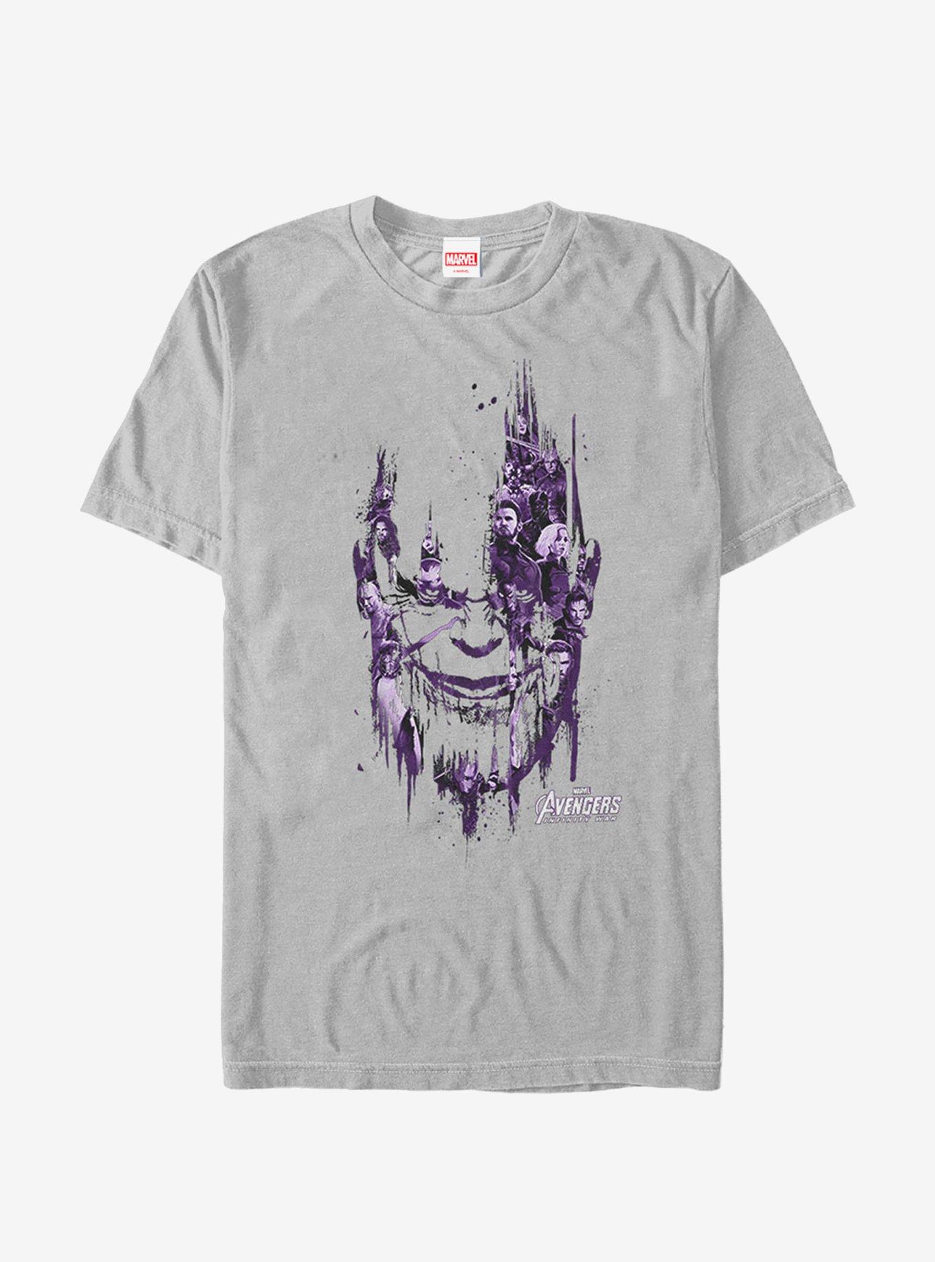 Marvel Avengers Infinity War Thanos Face T-Shirt | Graphic T-Shirt for Unisex