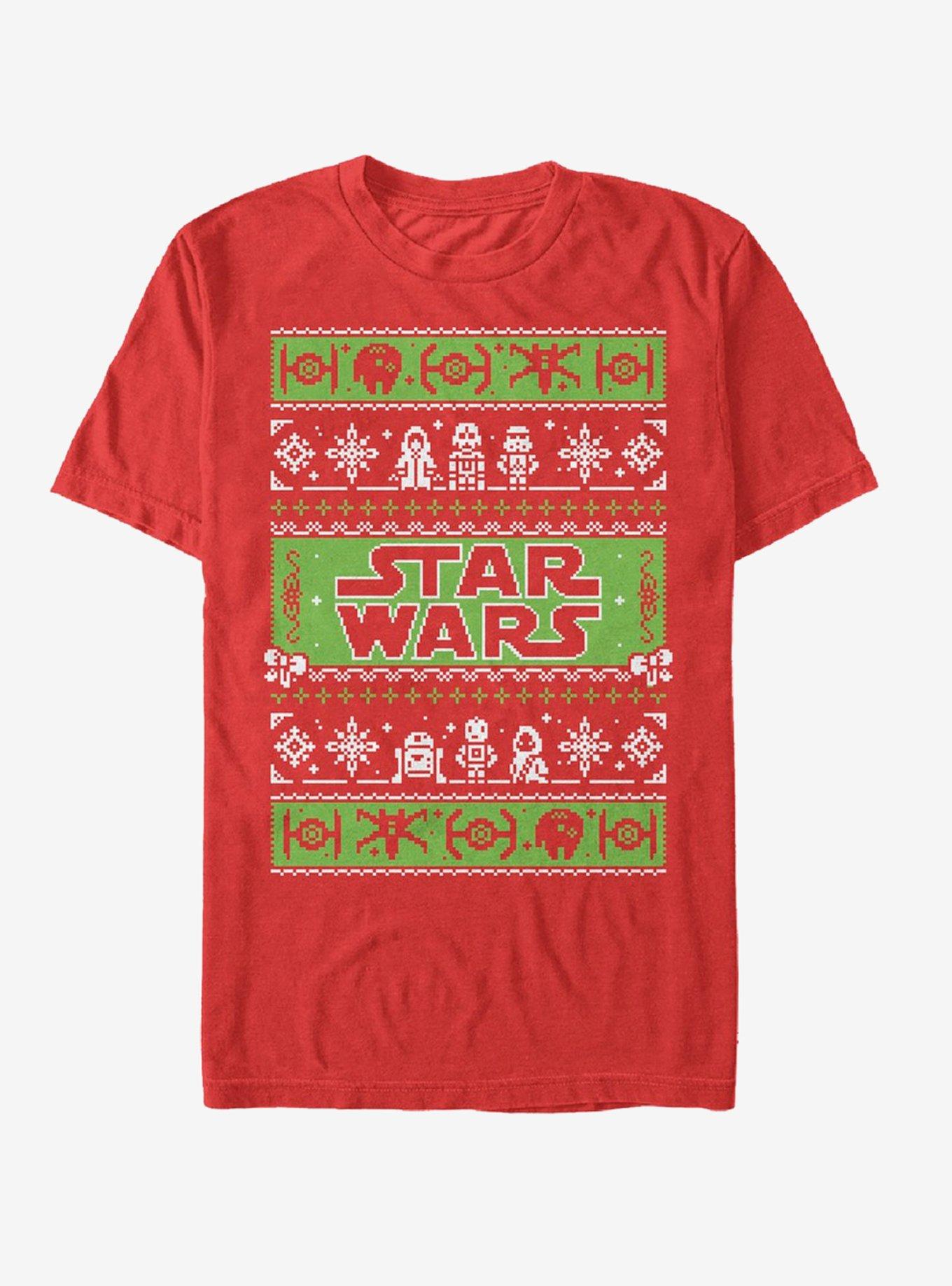 Star Wars Ugly Christmas Sweater Come to the Merry Side T-Shirt | Premium Unisex T-Shirt, Trending Graphic Tee