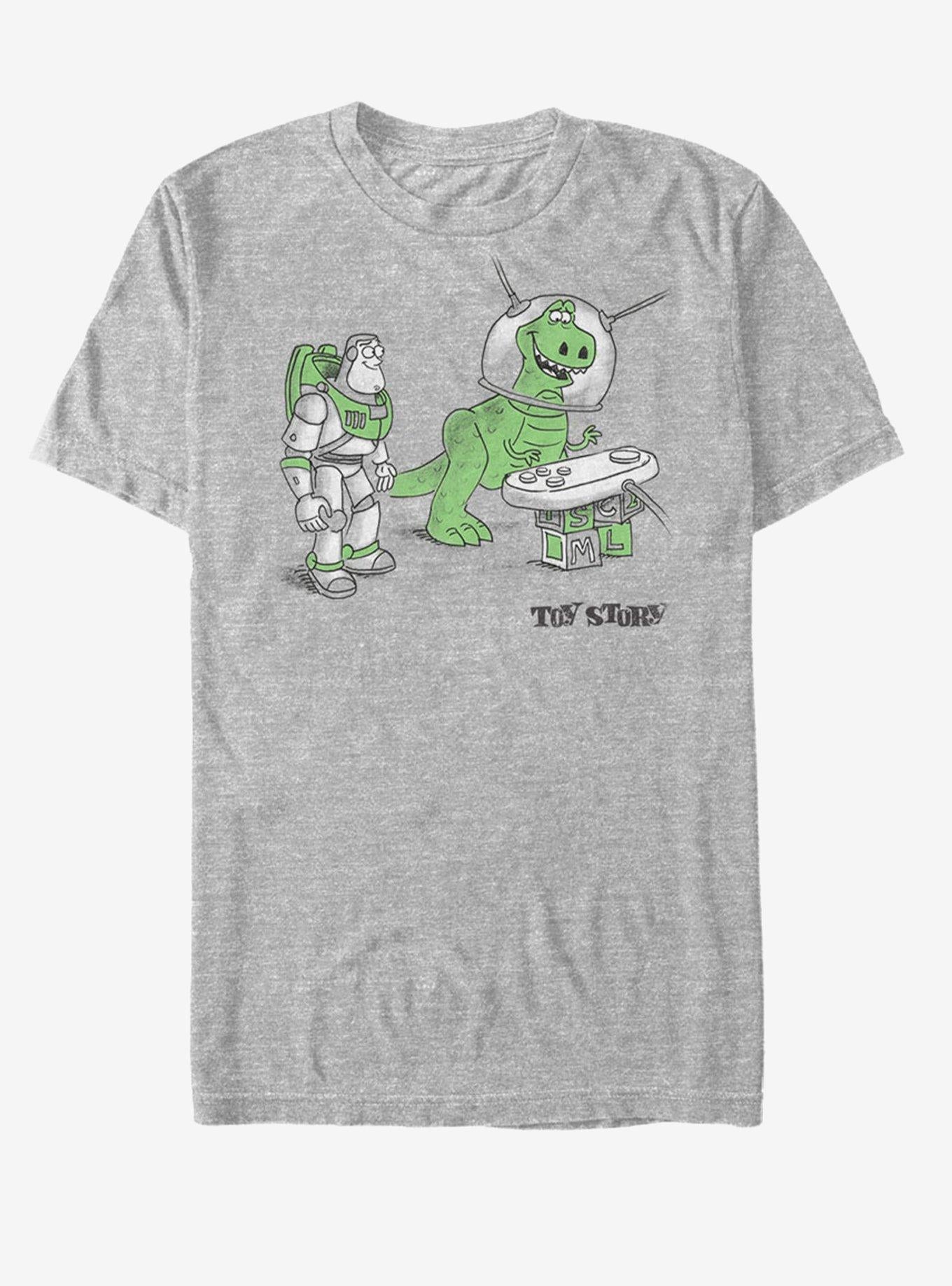 Toy Story Buzz and Rex T-Shirt | Graphic T-Shirt for Unisex