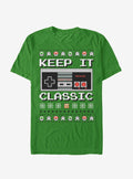 Nintendo Ugly Christmas Sweater Nes Classic Controller T-shirt | Trendy Graphic Tee | Casual Unisex T-shirt