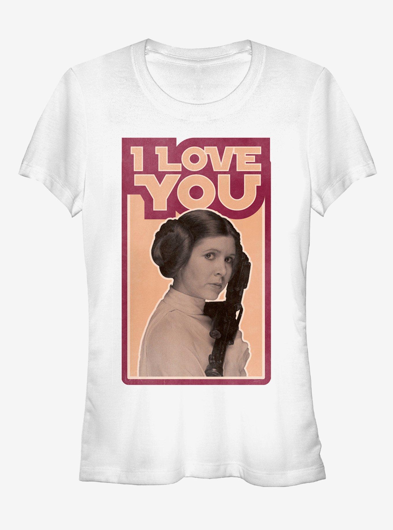 Princess Leia Quote I Love You Girls Shirt T Shirt Premium Quality