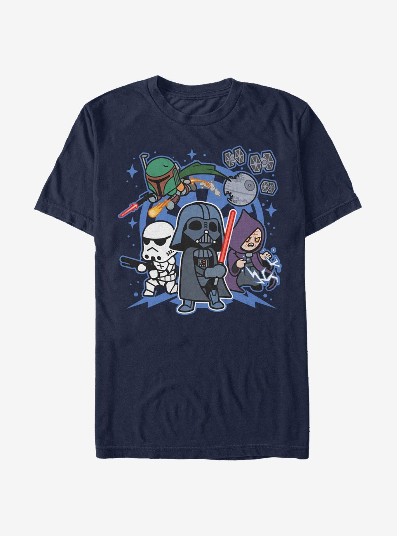 Star Wars Empire Cartoon Characters T-Shirt | Graphic T-Shirt for Unisex