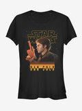 Star Wars Han Profile Girls T-Shirt | Graphic T-Shirt for Unisex