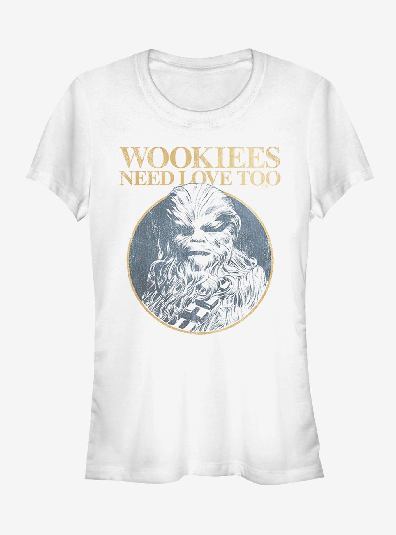 Star Wars Valentine's Day Wookiees Need Love Too Girls T-Shirt | Graphic T-Shirt for Unisex