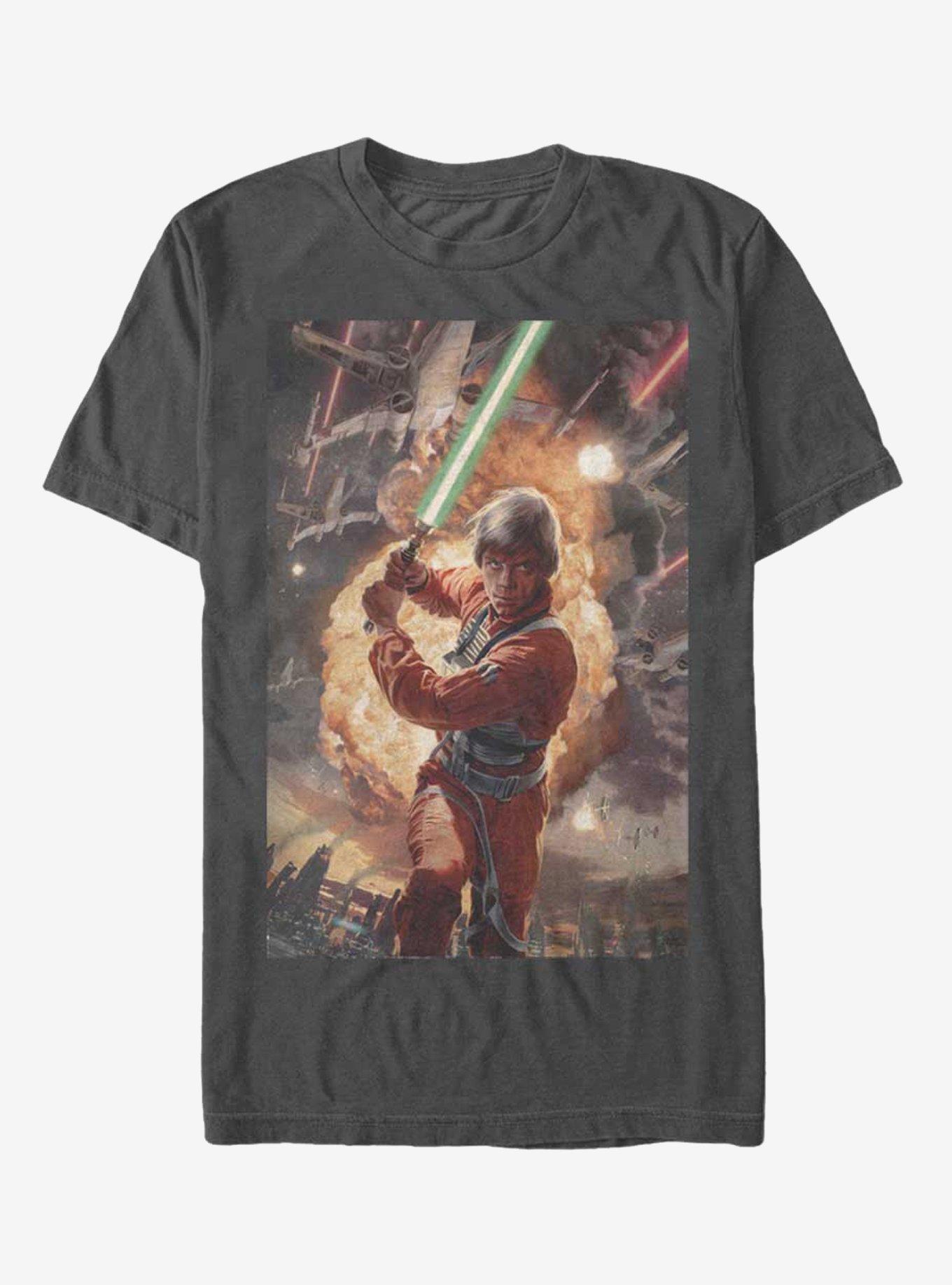 Star Wars Luke Skywalker Ready T-Shirt | Premium Unisex T-Shirt, Trending Graphic Tee