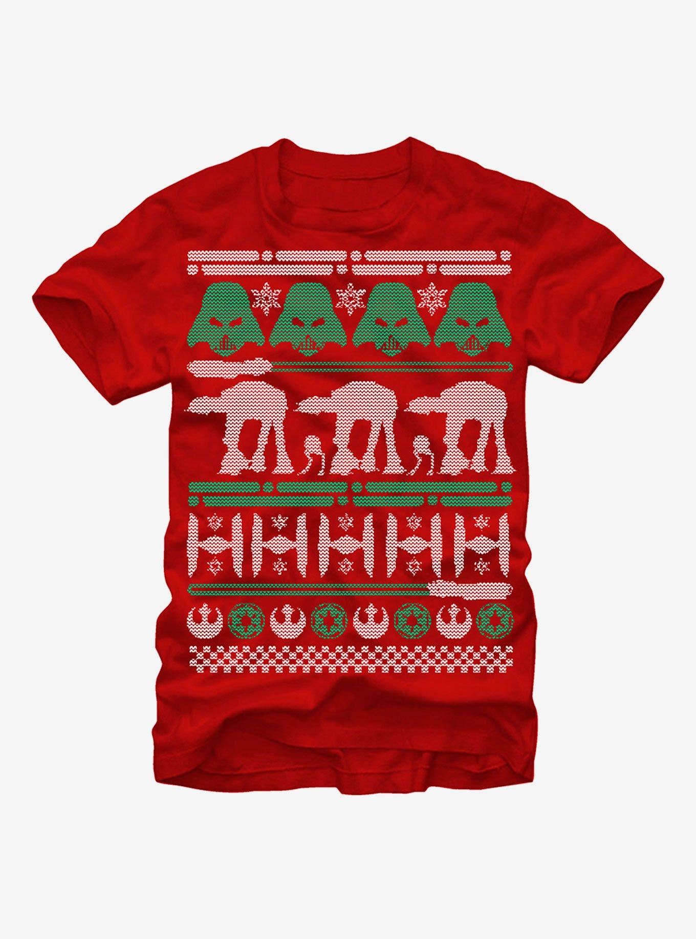 Star Wars Ugly Christmas Sweater T-Shirt | Graphic T-Shirt for Unisex