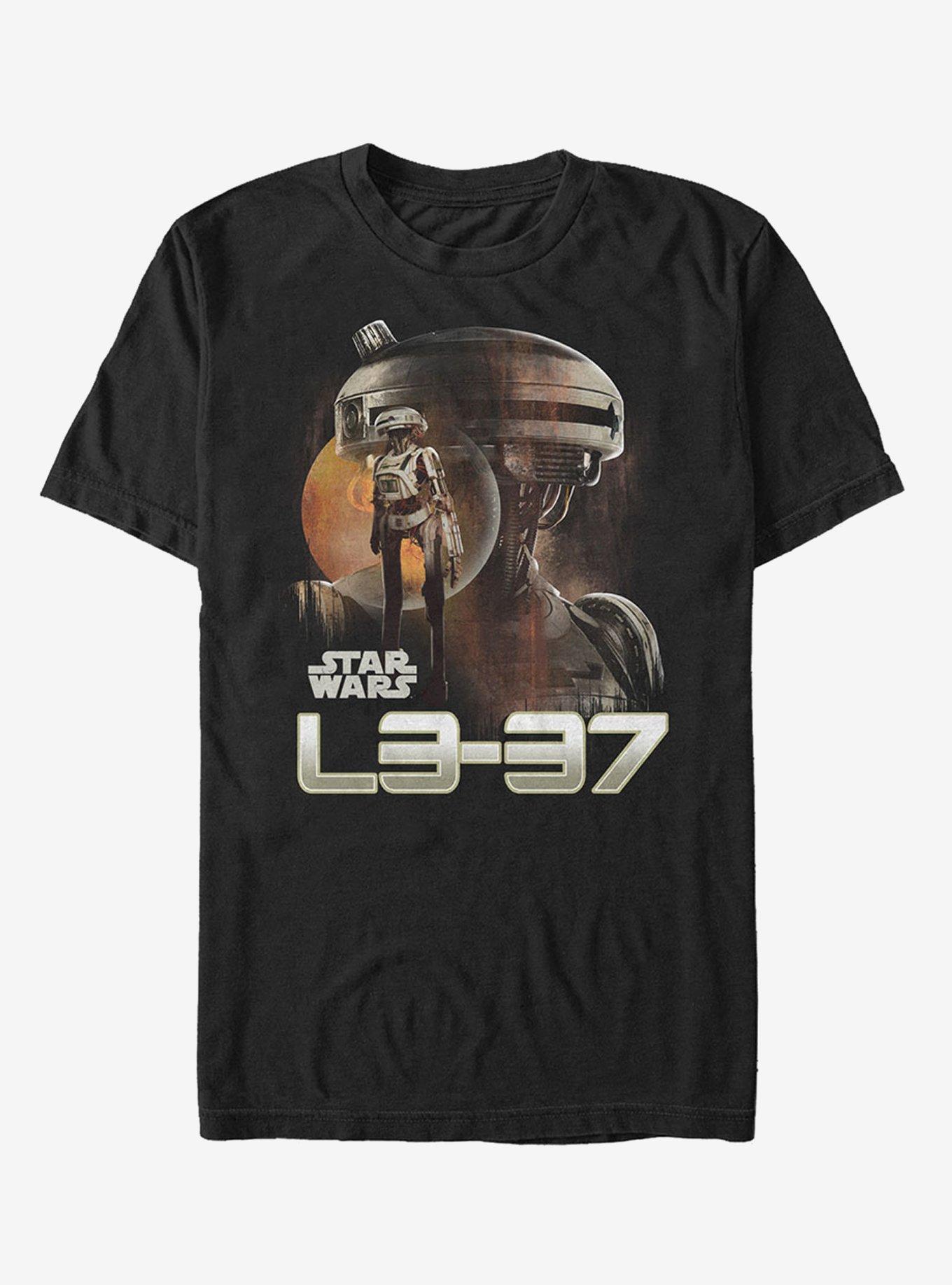 Star Wars Rusty L3-37 Droid T-Shirt | Graphic T-Shirt for Unisex