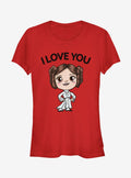 Chibi I Love You Girls Shirt T Shirt Premium Quality