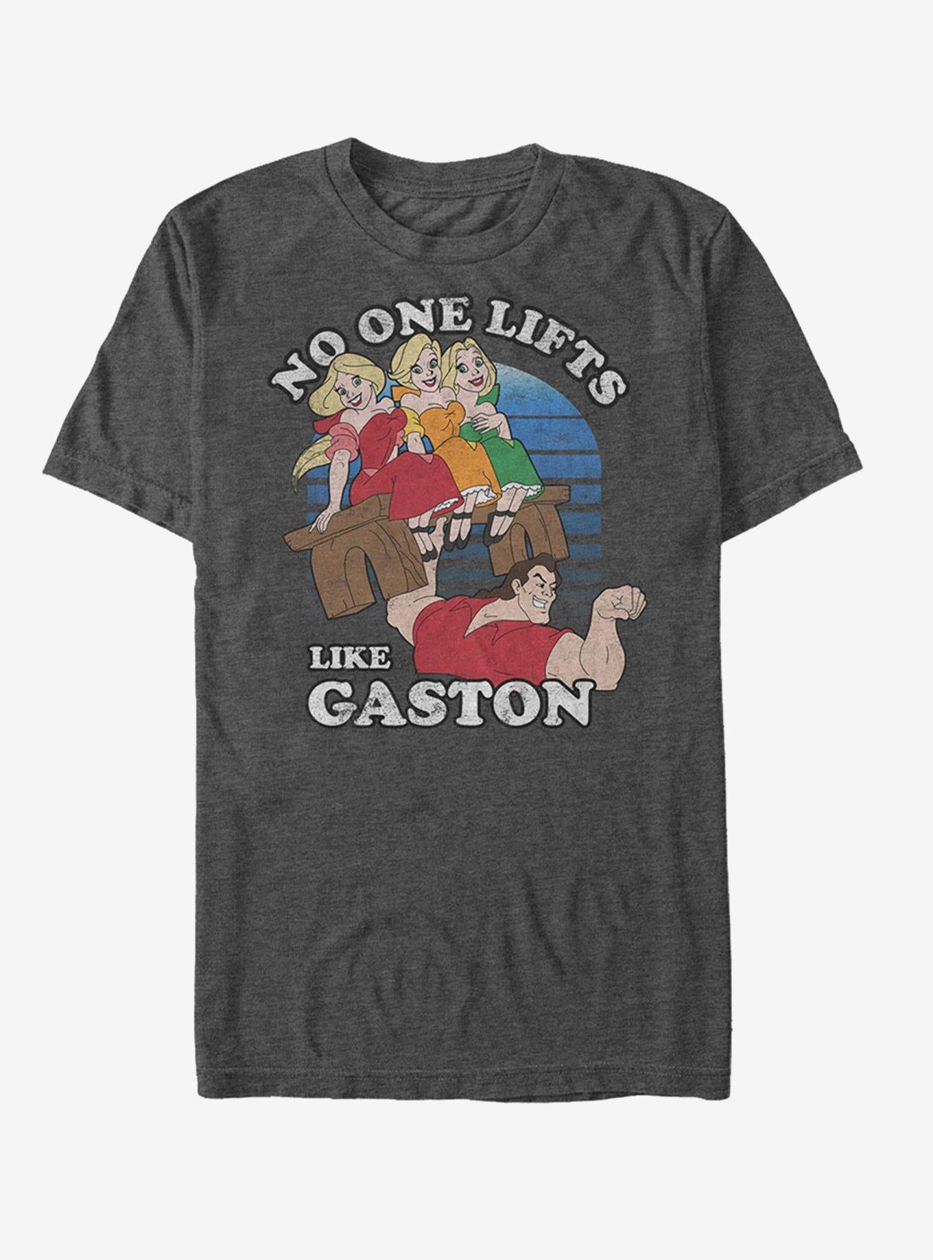 Disney No One Lifts Like Gaston T-Shirt | Graphic T-Shirt for Unisex