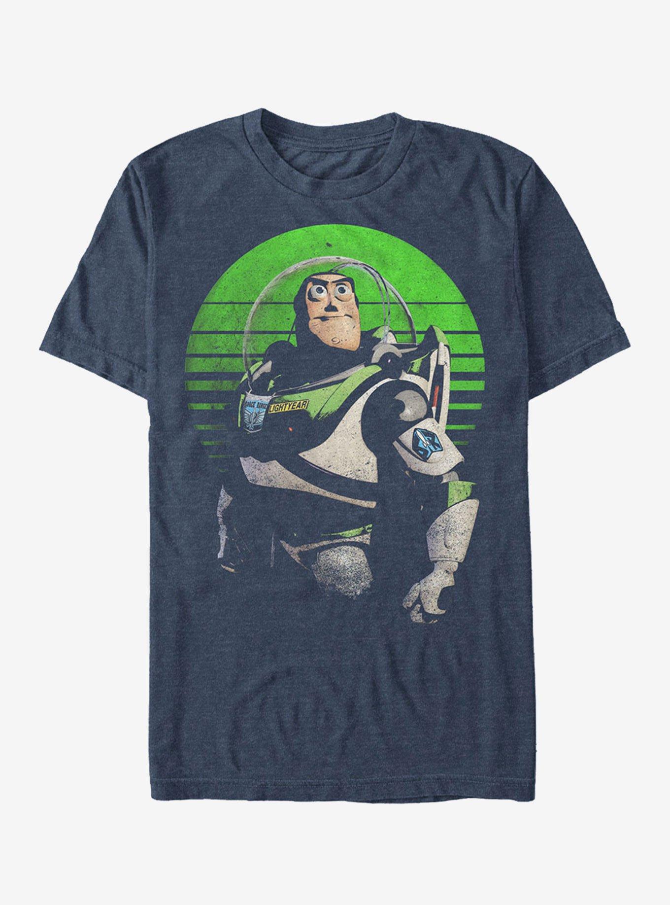 Disney Pixar Toy Story Distressed Buzz Lightyear Pose T-Shirt | Graphic T-Shirt for Unisex
