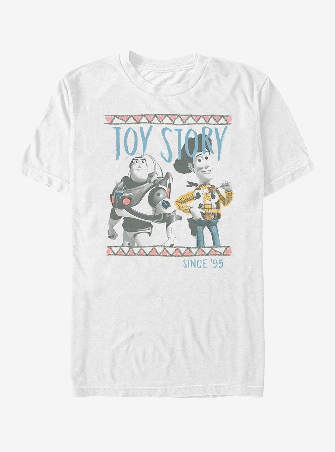 Disney Pixar Toy Story Cartoon Border Friends T-Shirt | Graphic T-Shirt for Unisex