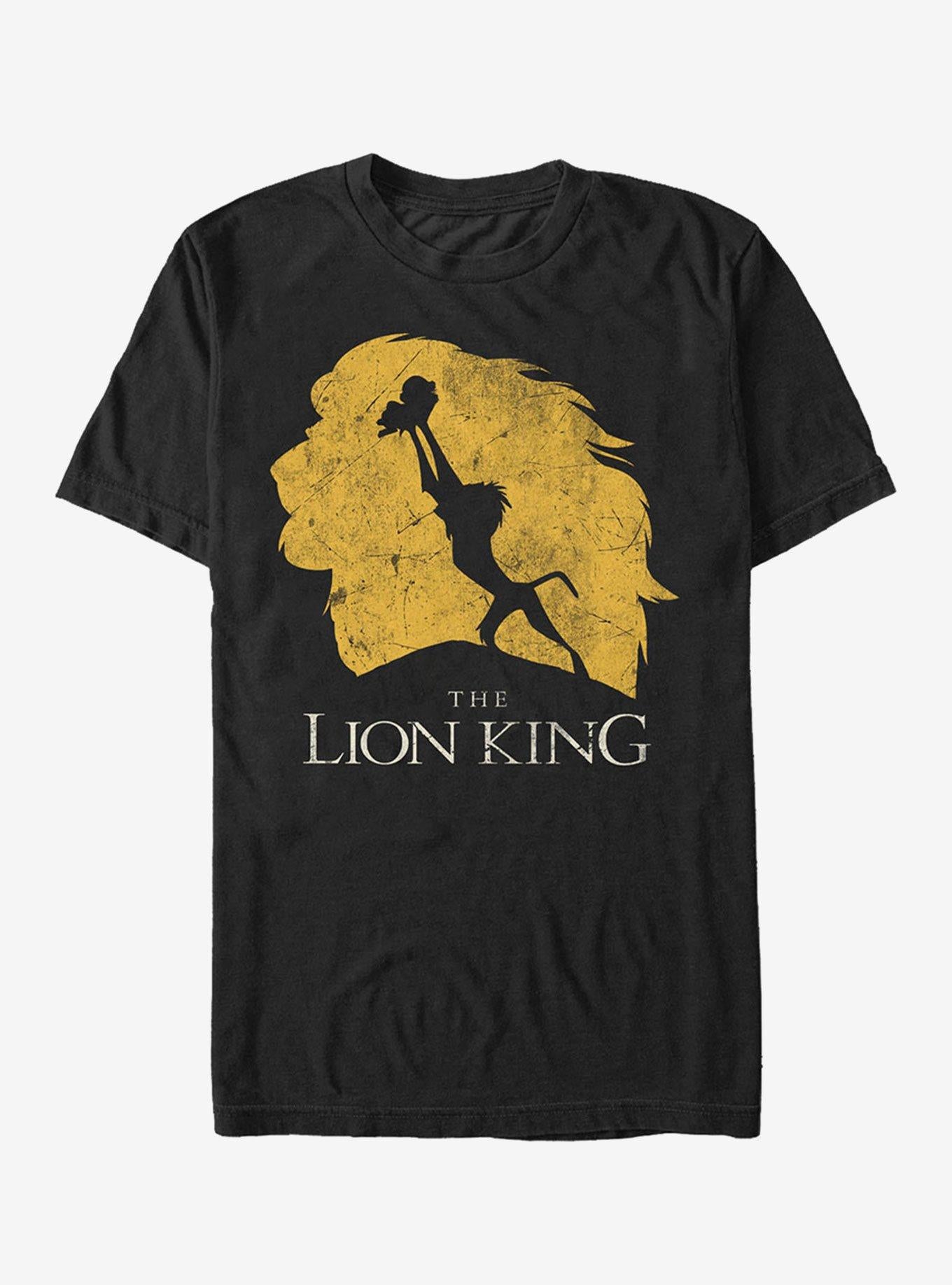 Disney Lion King Pride Rock Silhouette T-Shirt | Graphic T-Shirt for Unisex