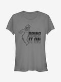 Disney The Emperor's New Groove Kuzco Bring It On Outline Girls T-Shirt | Premium Unisex T-Shirt, Trending Graphic Tee