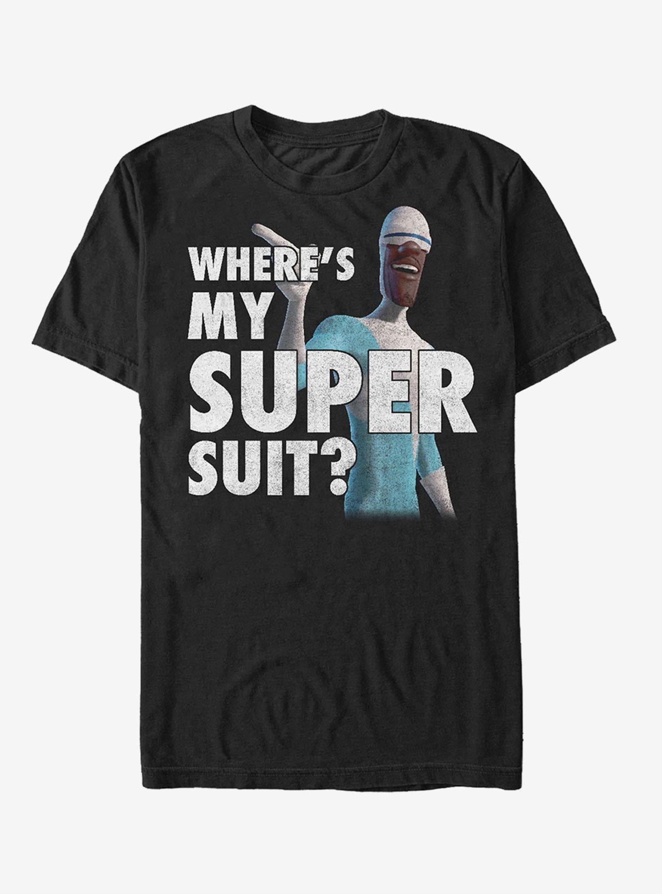 Disney Pixar The Incredibles Frozone Super Suit T-Shirt | Graphic T-Shirt for Unisex