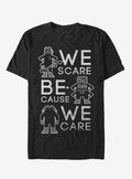 Disney Pixar Monsters Inc Scare Because We Care T-Shirt | Premium Unisex T-Shirt, Trending Graphic Tee