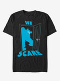 Disney Pixar Monsters Inc Sulley Scares Doorway T-Shirt | Graphic T-Shirt for Unisex