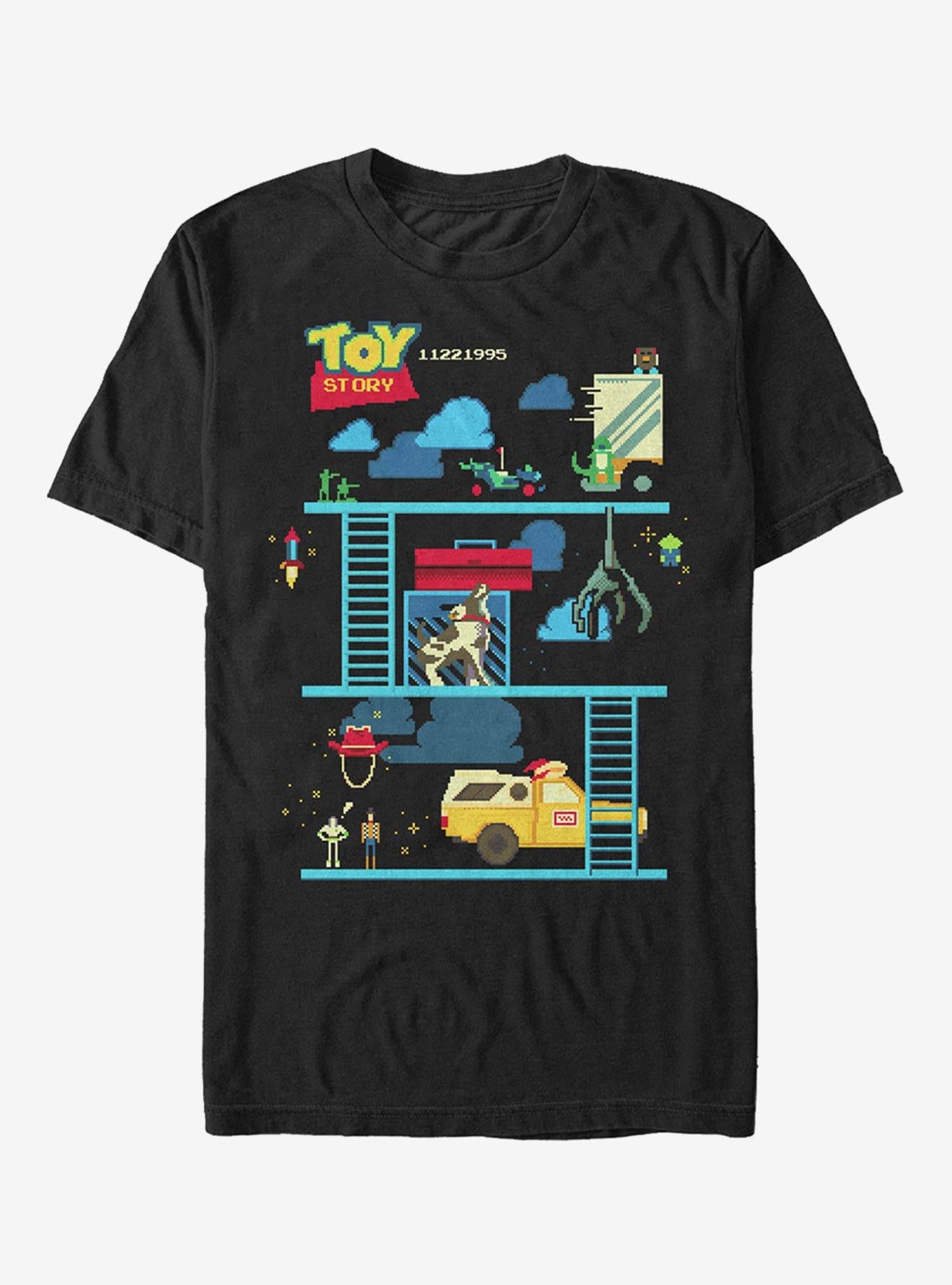Disney Pixar Toy Story Video Game High Score T-Shirt | Graphic T-Shirt for Unisex