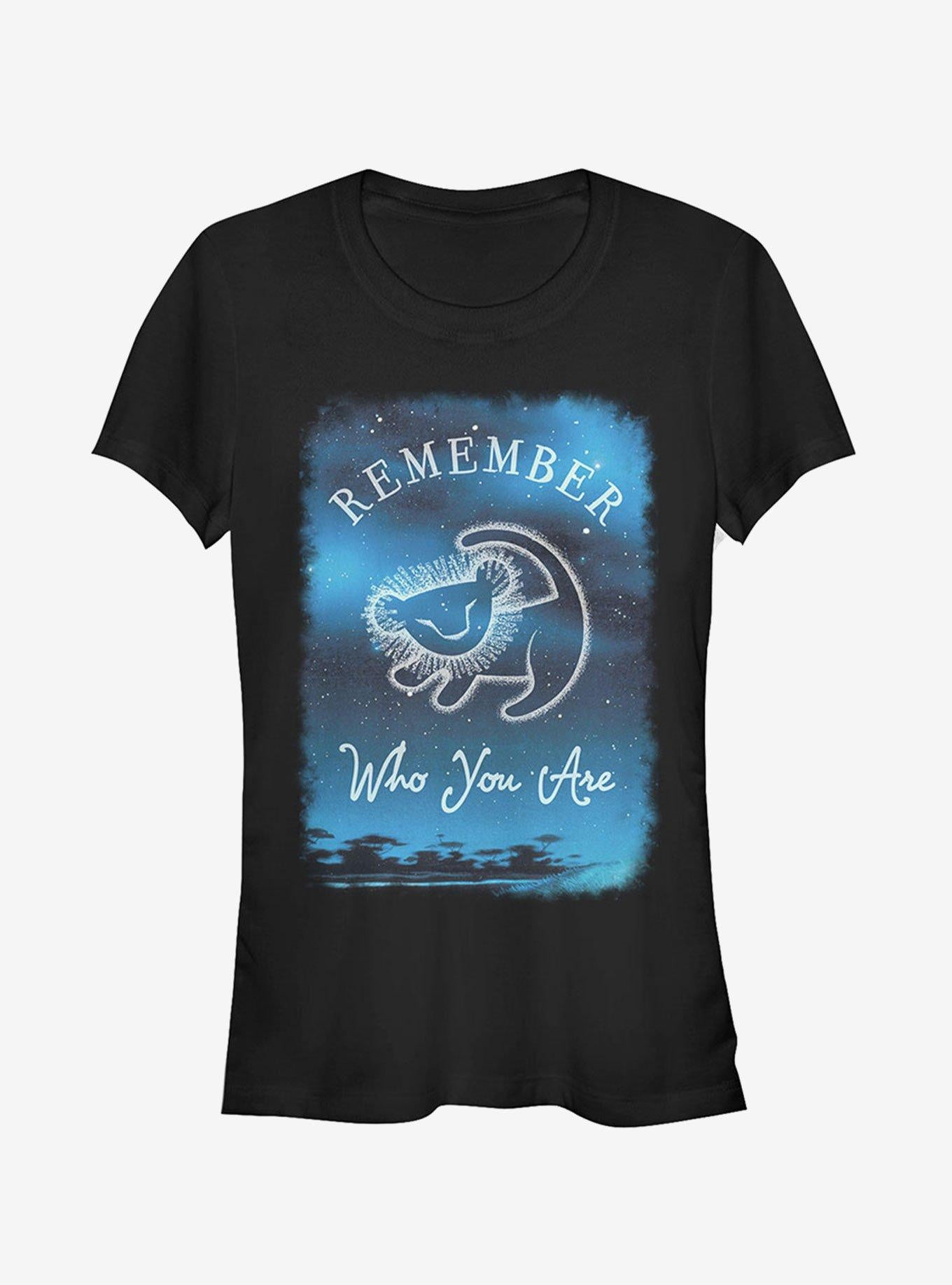 Disney Lion King Simba Remember Who You Are Stars Girls T-Shirt | Graphic T-Shirt for Unisex