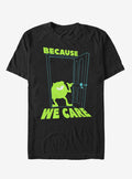 Disney Pixar Monsters Inc Mike Cares Doorway T-Shirt | Graphic T-Shirt for Unisex