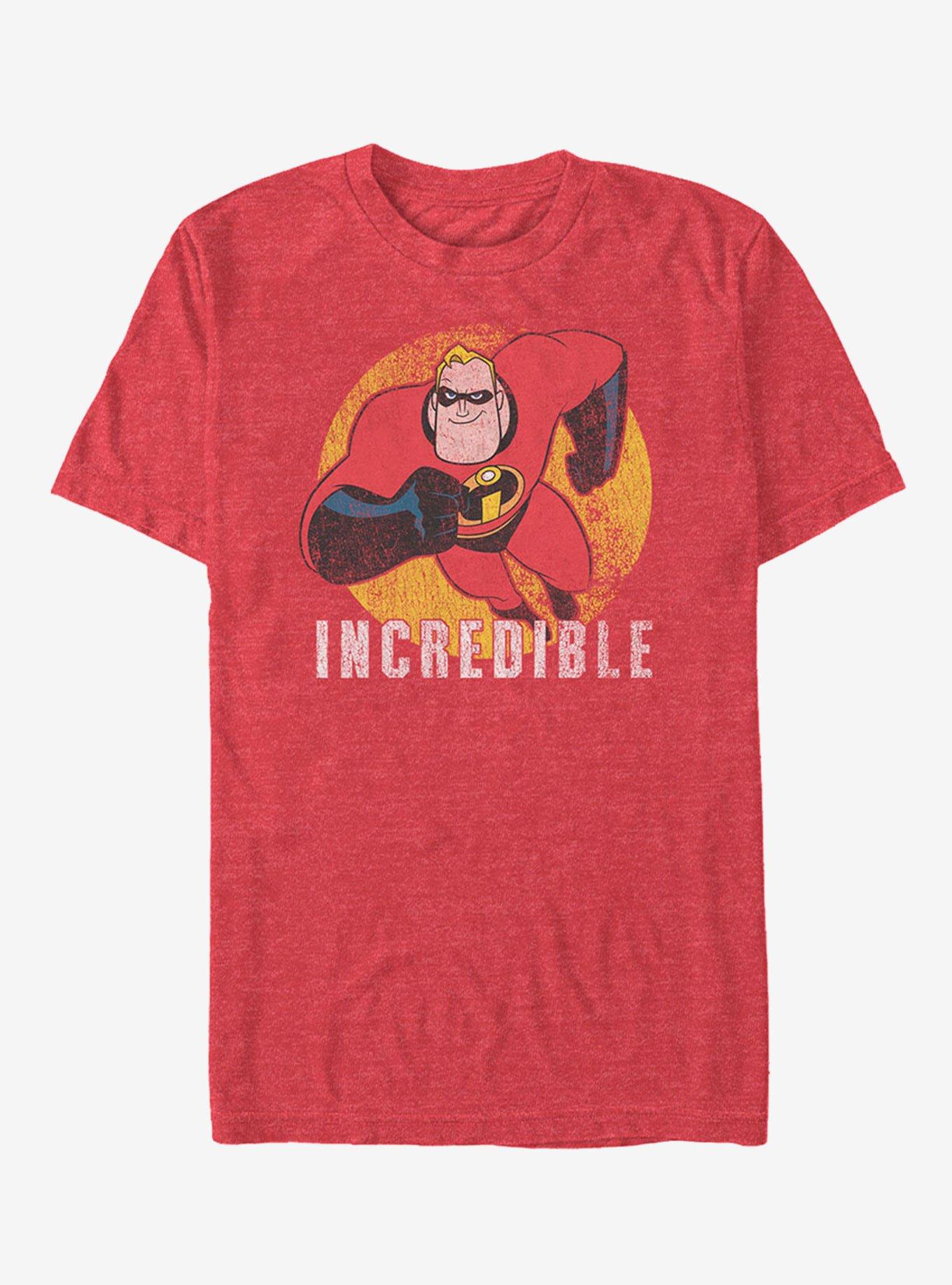 Disney Pixar The Incredibles Retro Masked Hero T-Shirt | Graphic T-Shirt for Unisex