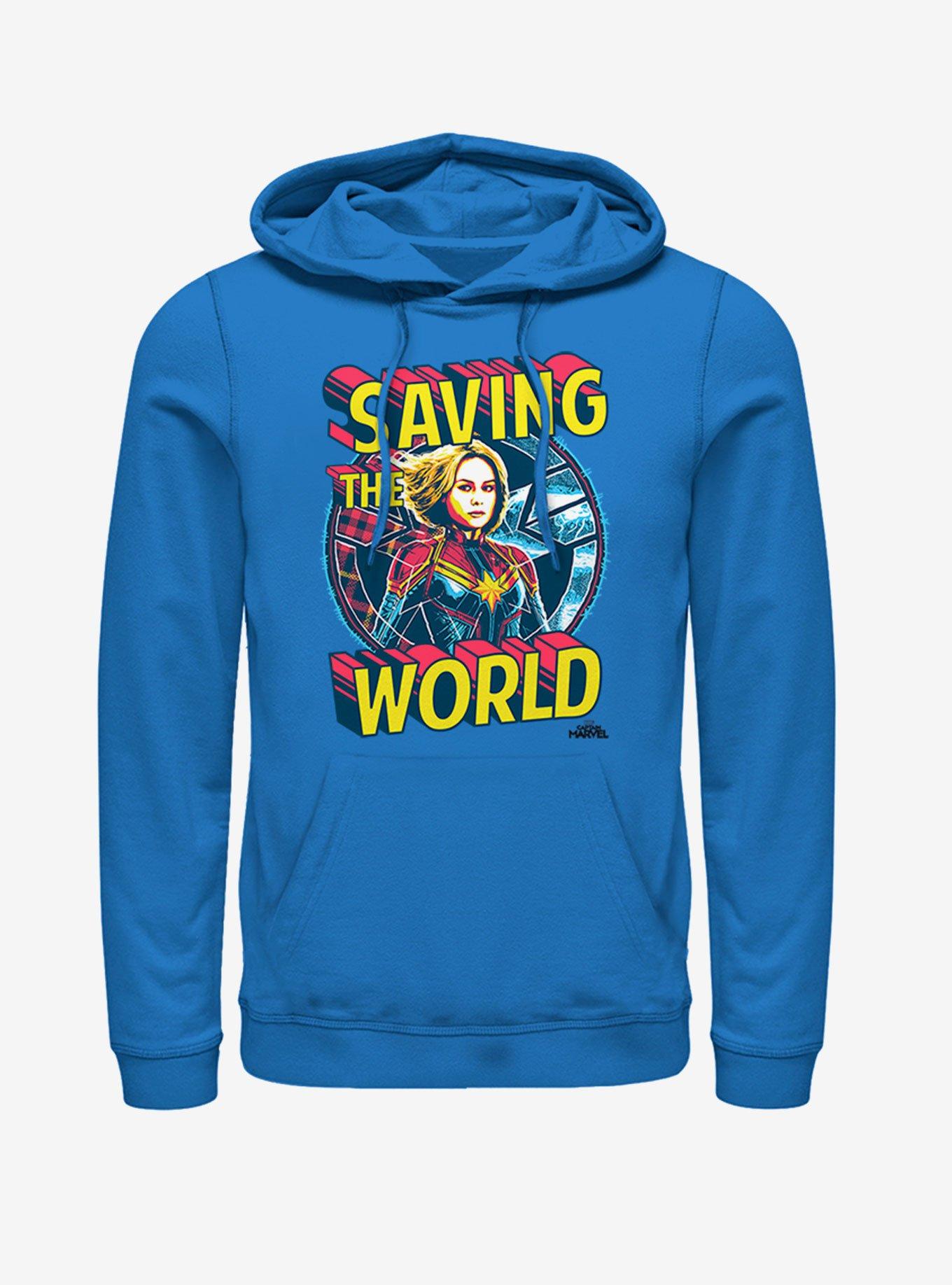 Marvel Captain Marvel Save Me Hoodie