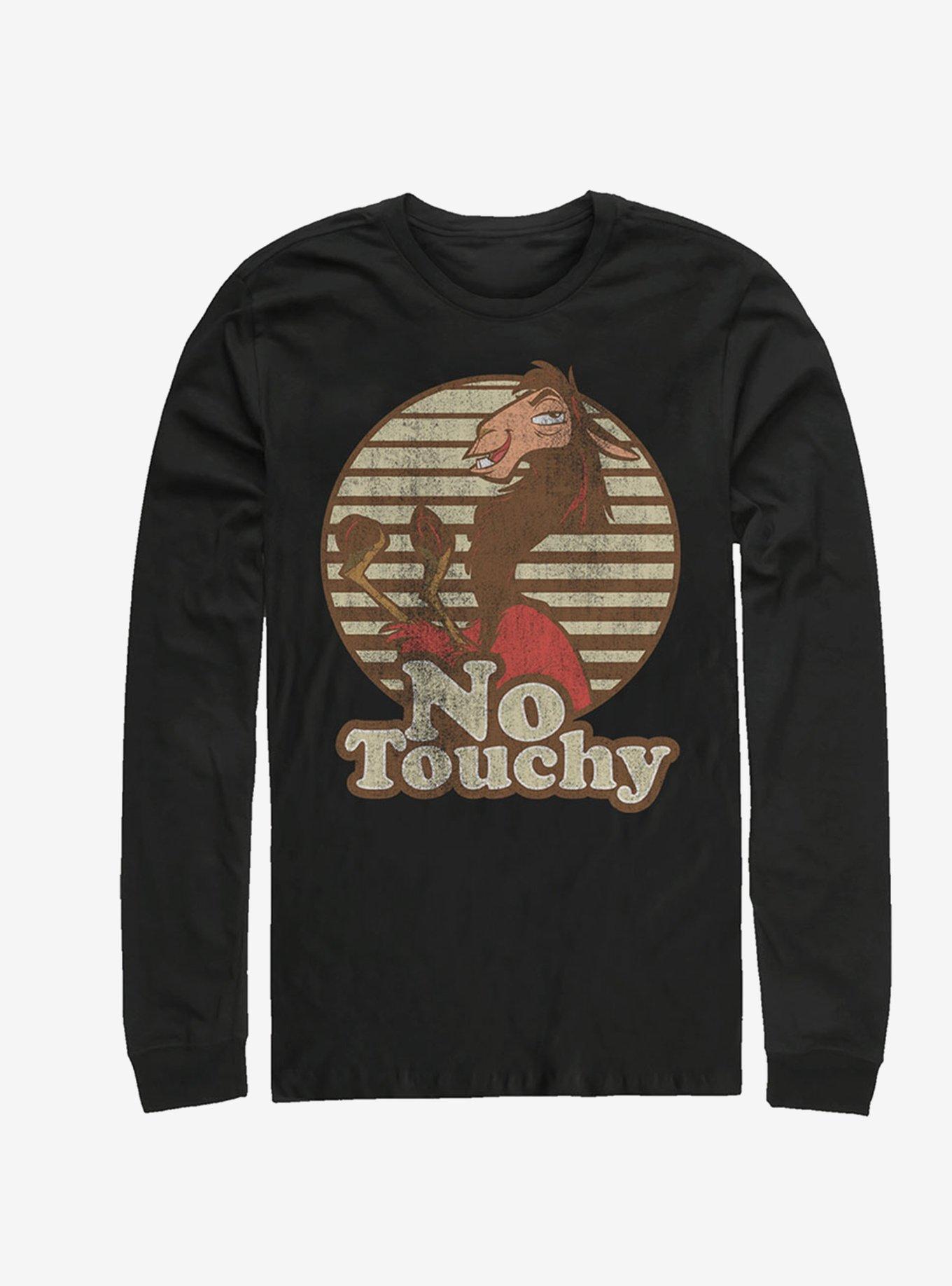 Disney Emperor's New Groove No Touchy Long-Sleeve T-Shirt | Premium Unisex T-Shirt, Trending Graphic Tee