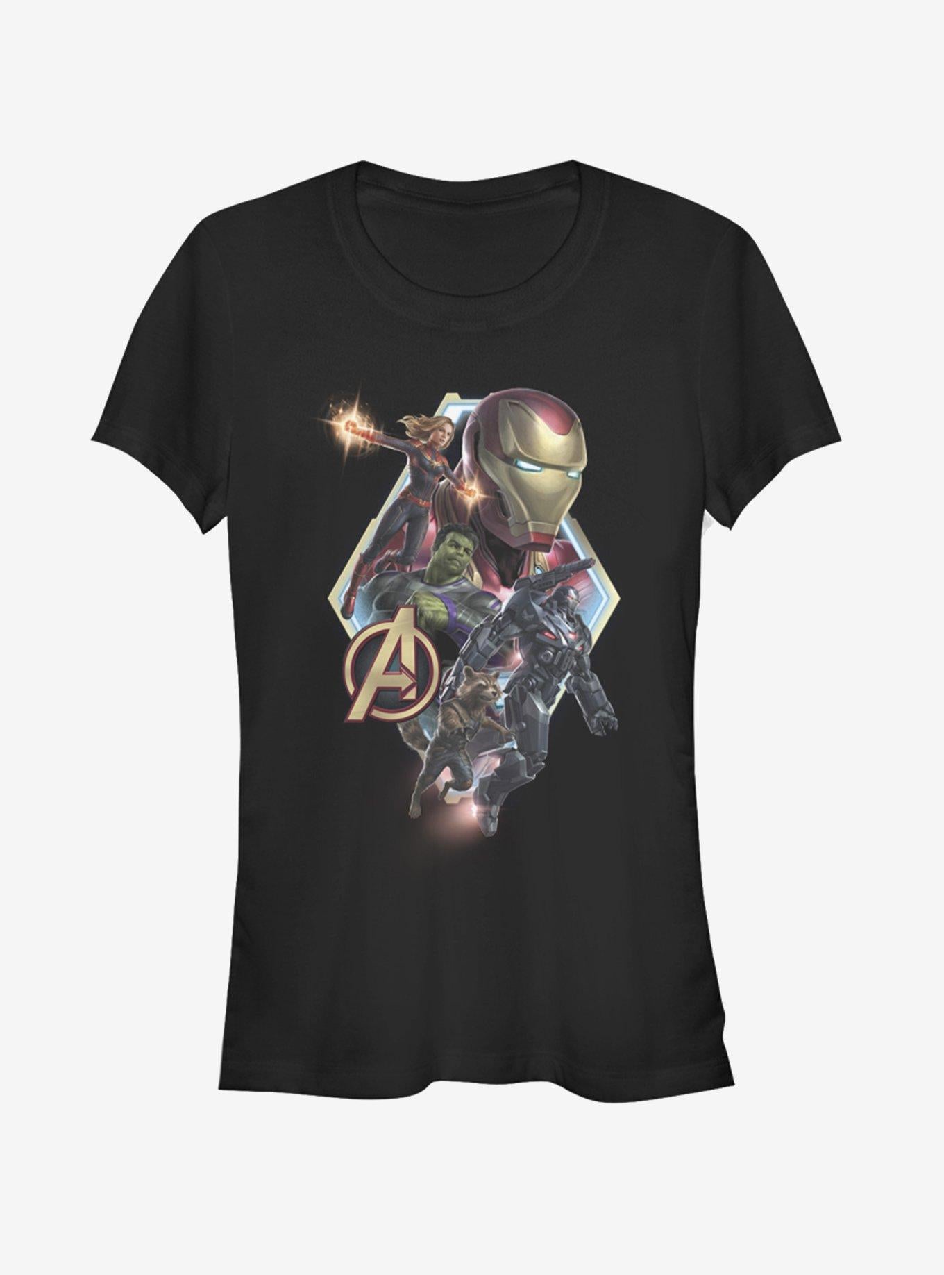 Marvel Avengers Endgame Diamond Shot Girls T-Shirt | Graphic T-Shirt for Unisex