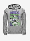 Disney Pixar Toy Story 4 Nineties Buzz Heathered Hoodie
