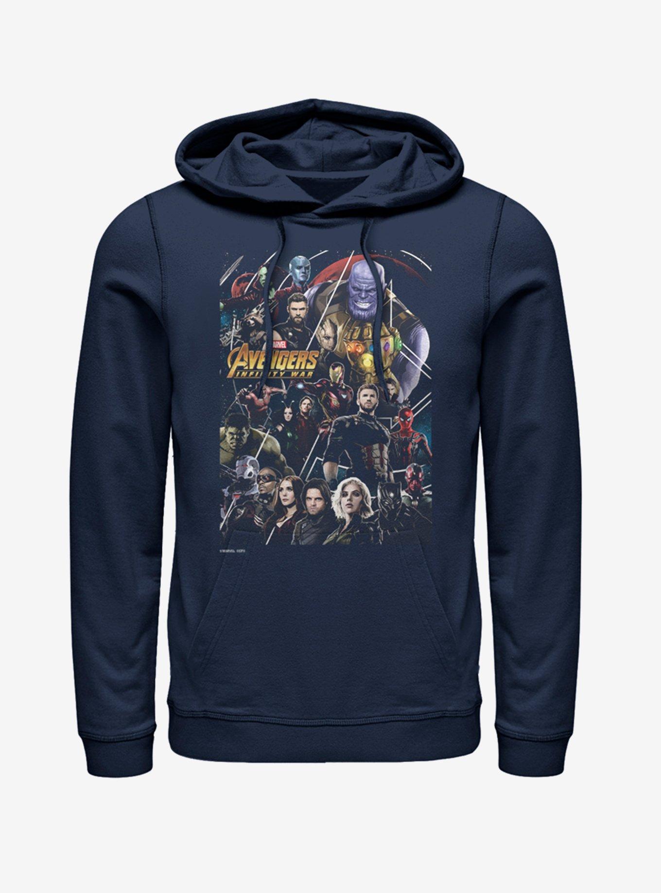 Marvel Avengers Infinity War Avengers Poster Hoodie