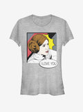 Love You Comic Girls Shirt T Shirt Everyday Wear