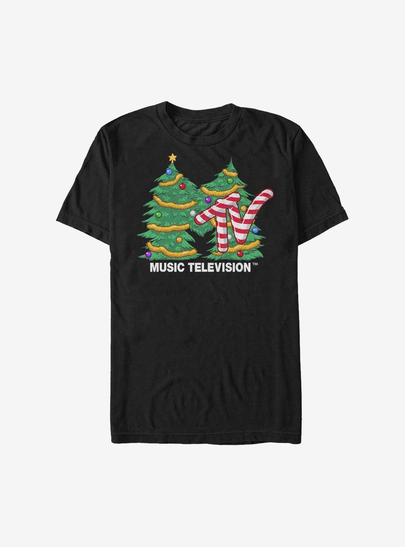 MTV Christmas Tree Logo T-Shirt | Premium Unisex T-Shirt, Trending Graphic Tee