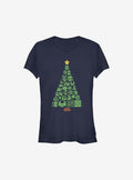 Super Mario Trees A Crowd Holiday Girls T-Shirt | Premium Unisex T-Shirt, Trending Graphic Tee