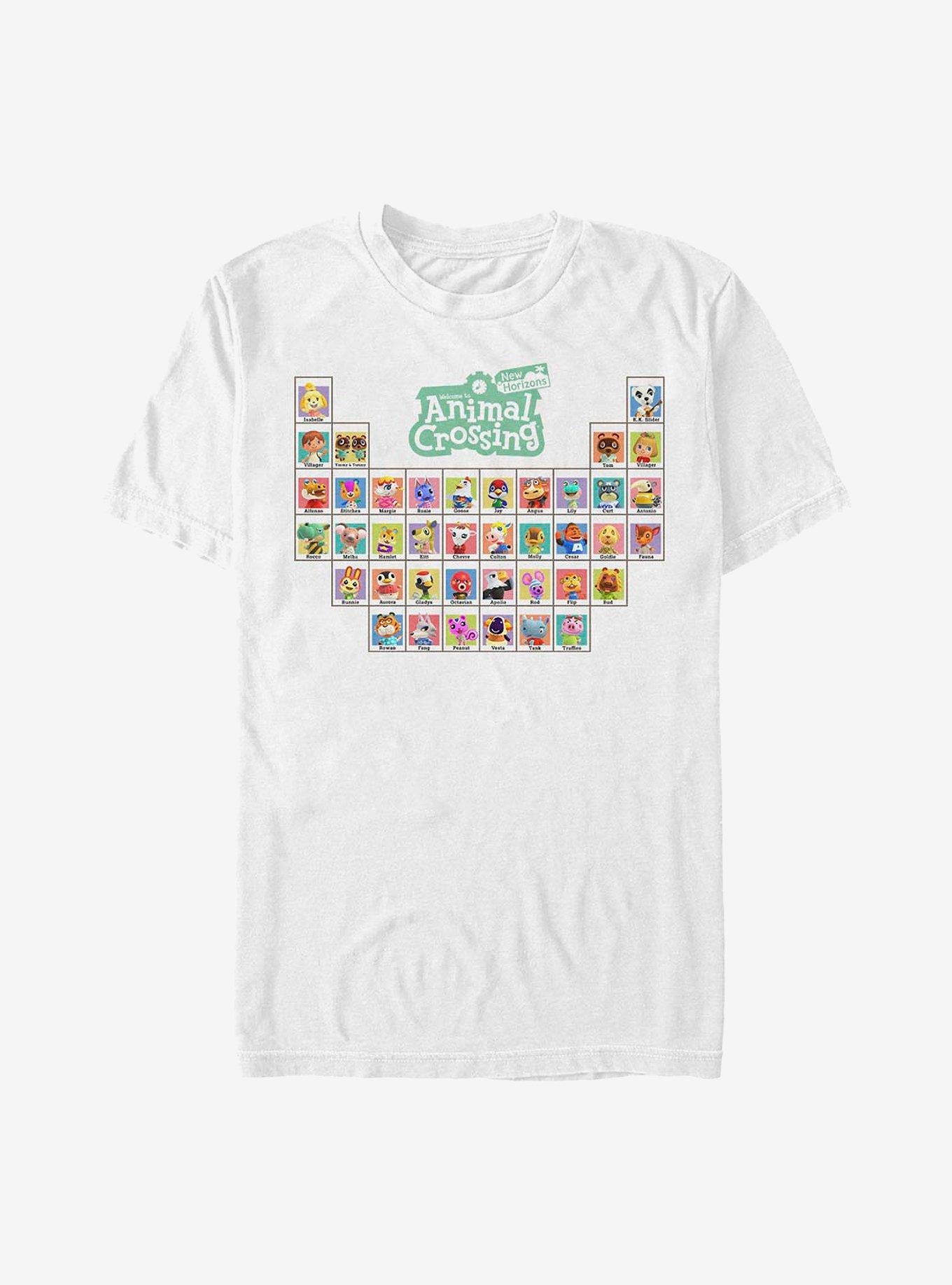 Animal Crossing New Horizons Table Of Villagers T-Shirt | Premium Unisex T-Shirt, Trending Graphic Tee