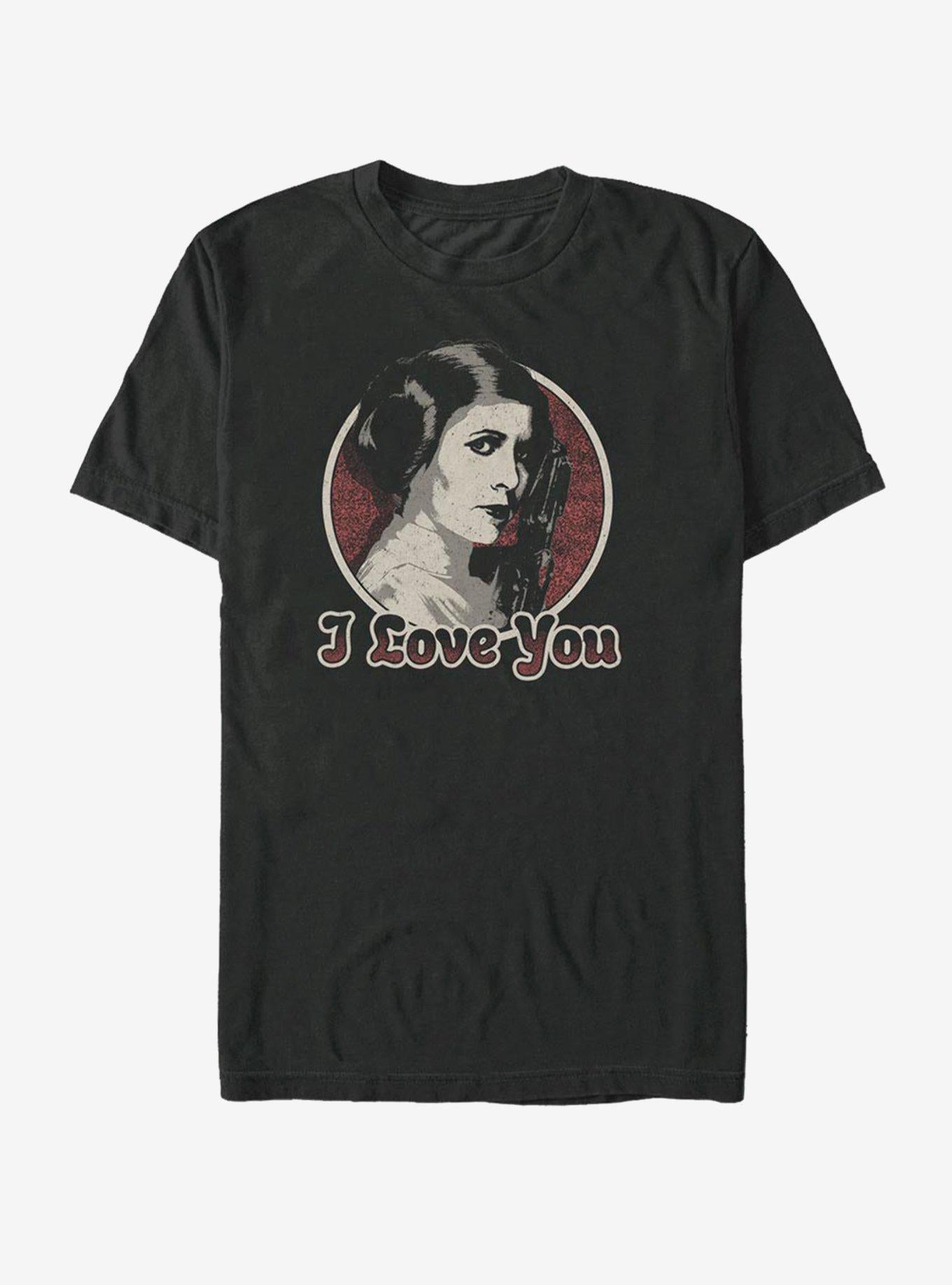 Leia Loves Han Shirt T Shirt Clean Design