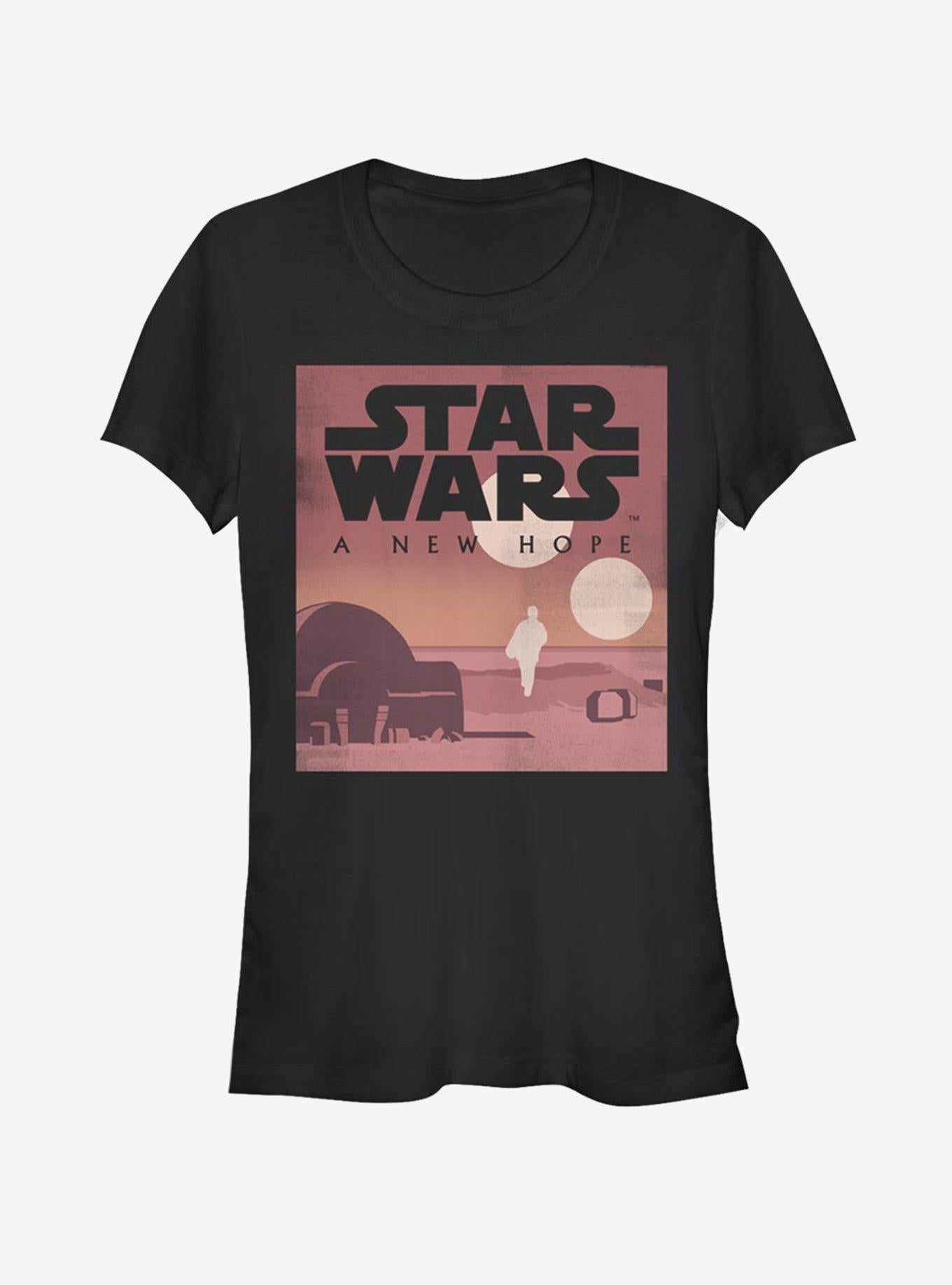 Star Wars Episode IV A New Hope Minimalist Poster Girls T-Shirt | Premium Unisex T-Shirt, Trending Graphic Tee