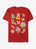 Disney Mickey Mouse & Minnie Mouse Holiday Gingerbread Cookies T-Shirt