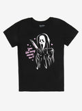 Ghost Face You Like Scary Movies Too? Boyfriend Fit Girls T-Shirt
