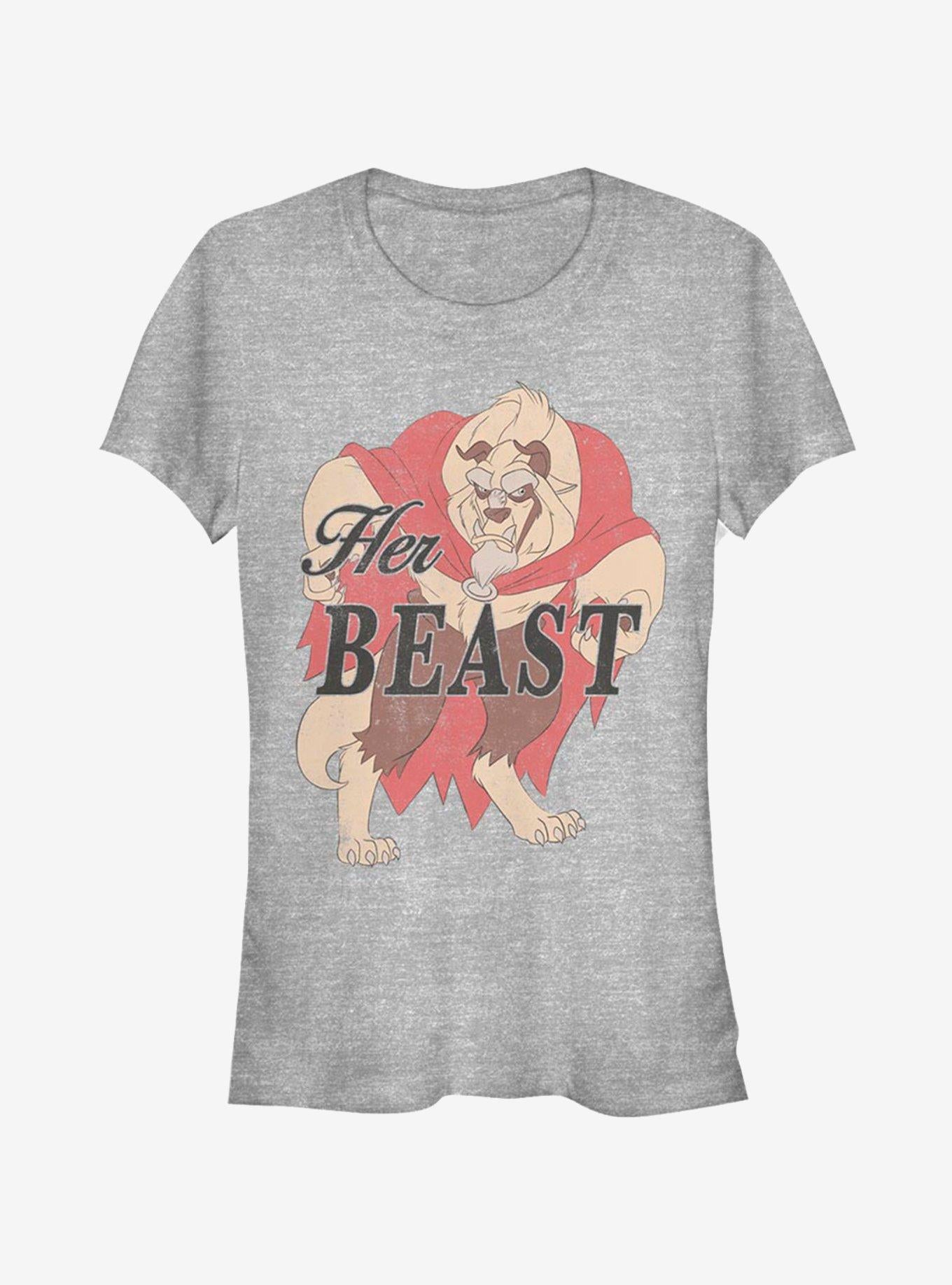 Cartoon Beauty And The Beast Her Beast Girls Shirt T Shirt Minimal Style