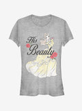 Cartoon Beauty And The Beast His Beauty Belle Girls Shirt T Shirt Minimal Style